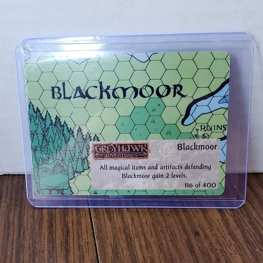 TSR Spellfire CCG 1st Ed. BLACKMOOR Realm Card #116 of 400 Greyhawk Adventures